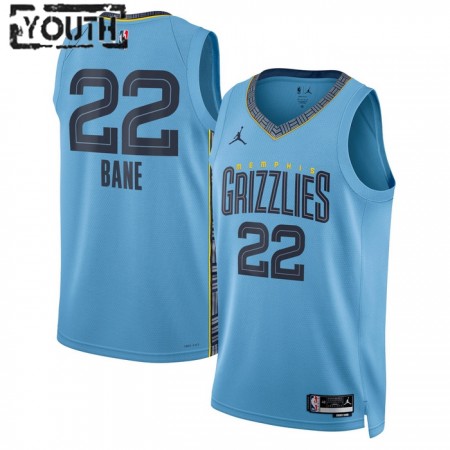 NBA Memphis Grizzlies Trikot Light Desmond Bane 22 Jordan 2022-23 Statement Edition Blau Swingman - Kinder